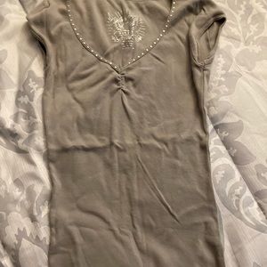 Aerostale xs grey woman top